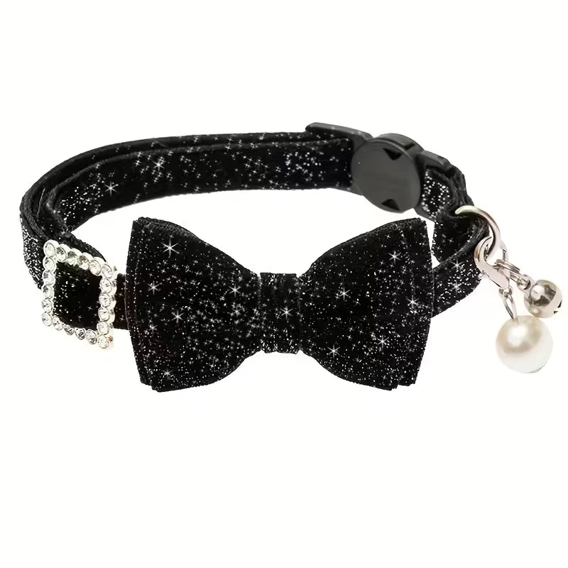 Bow Bling Cute Cat Collars