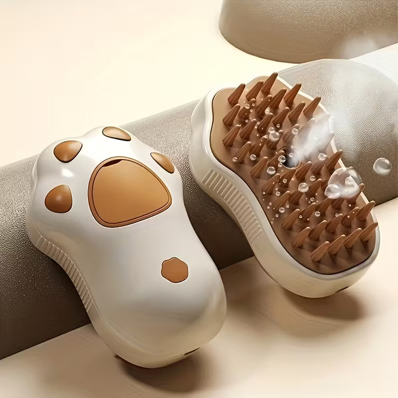Pet Paw 3-in-1 Electric Pet Steam Brush