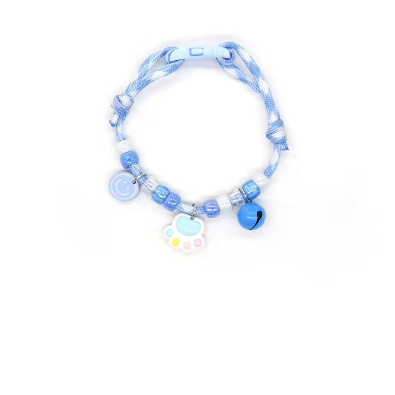 Colorful Pet Collar with Bell & Cute Charms