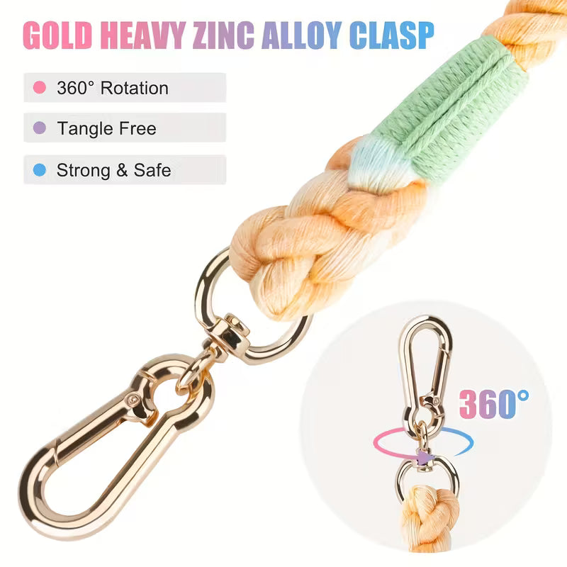 Strong & Stylish Braided Rope Dog Leash