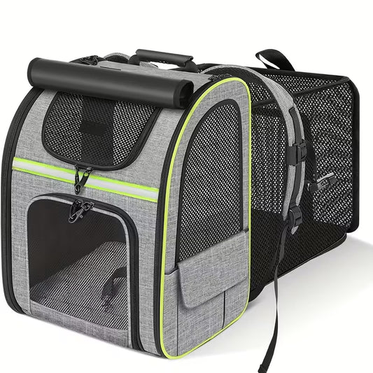 Expandable Cat & Small Dog Backpack Carrier