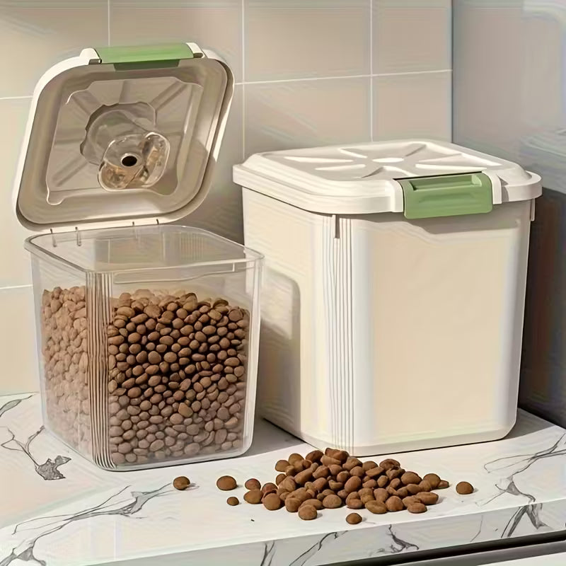 Heavy-Duty Pet Food Storage Container with Locking Lid