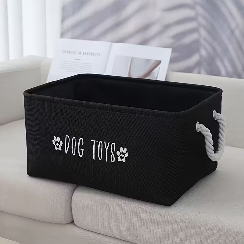 Pet Toy Storage Basket "Dog Toys"