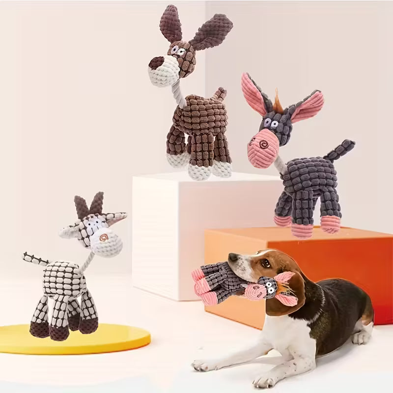 Plush Dog Toys with Squeaker Pack of 6