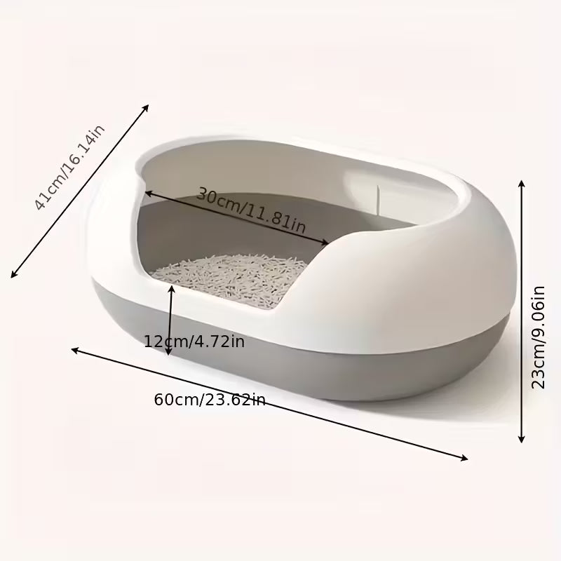 Oval Cat Litter Box