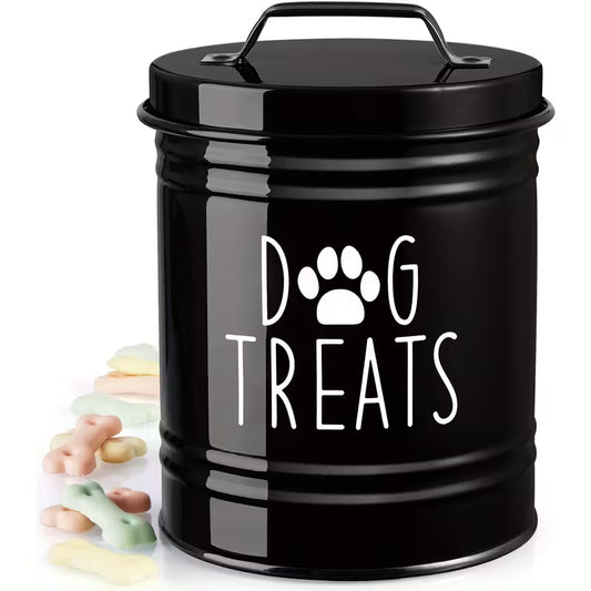 Iron Dog Food Storage Bucket with Airtight Lid