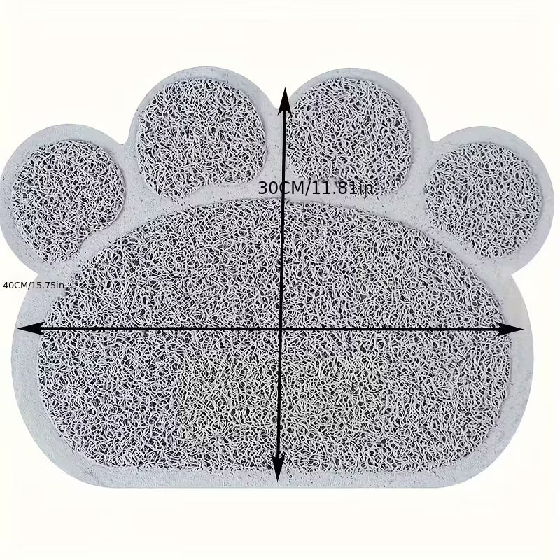 Cat Paw Litter Mat Non-Slip