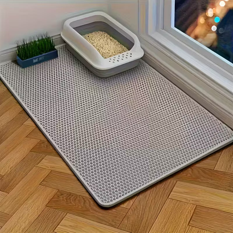 Double Layer Cat Litter Mat Anti-Slip