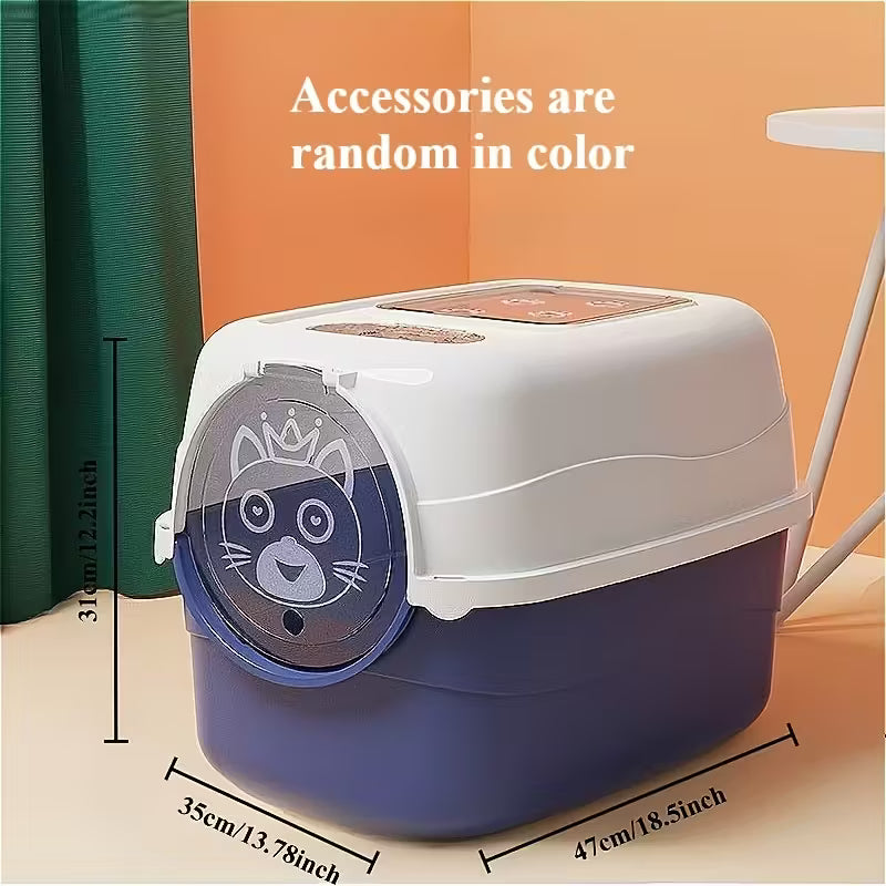 Enclosed Cat Litter Box