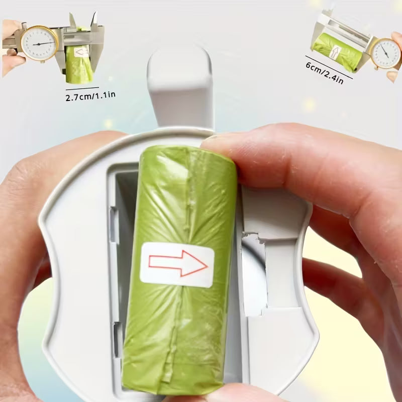 Cat Litter Scoop Set with Integrated Waste Bag Dispenser