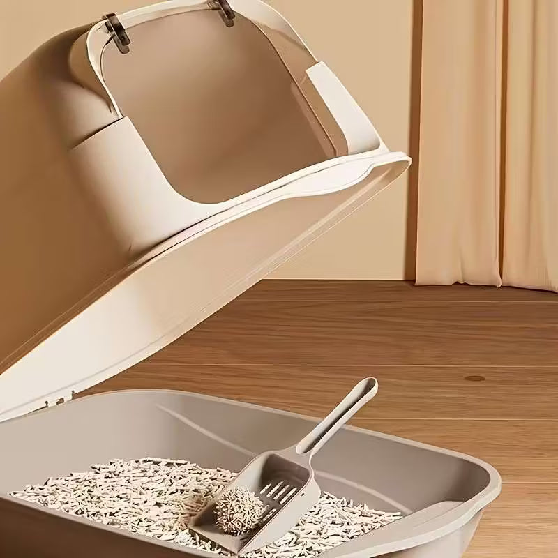 Modern Style Cat Litter Box with Scoop