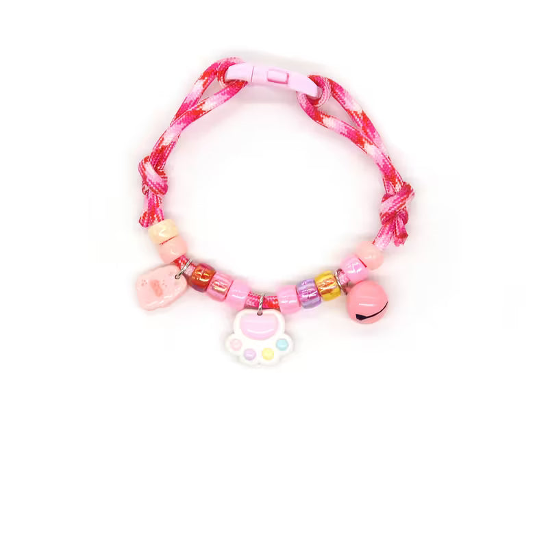 Colorful Pet Collar with Bell & Cute Charms