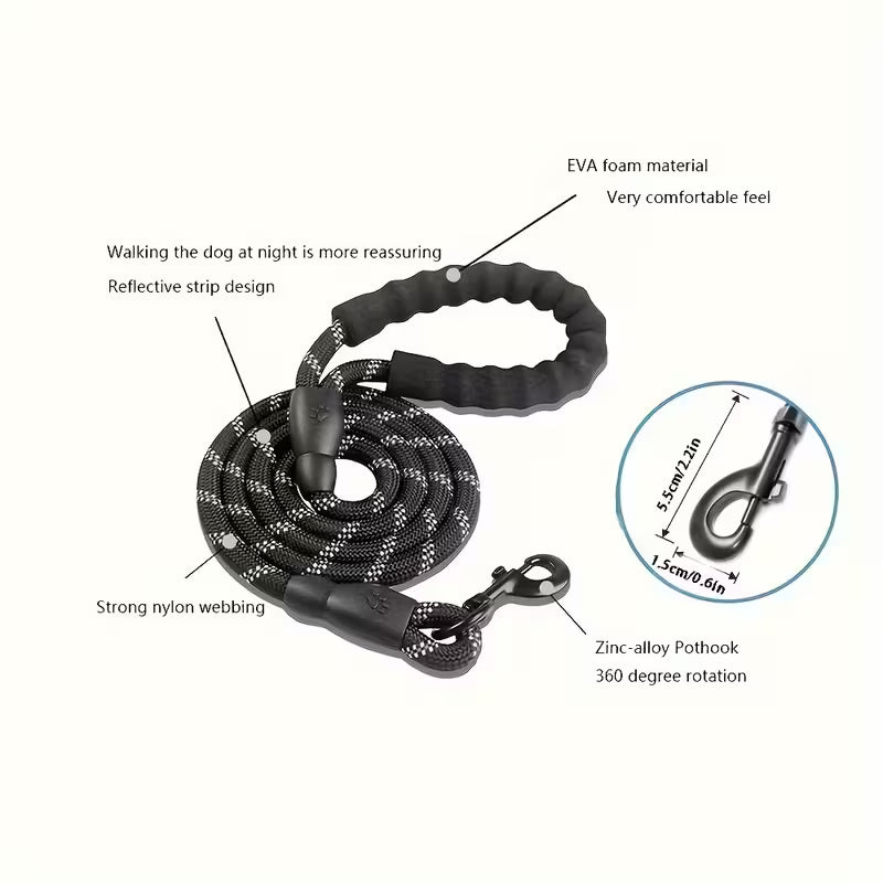 Durable Reflective Pet Dog Leashes