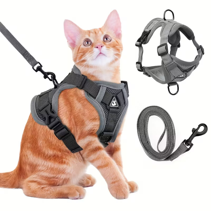 Cat Reflective Harness and Leash