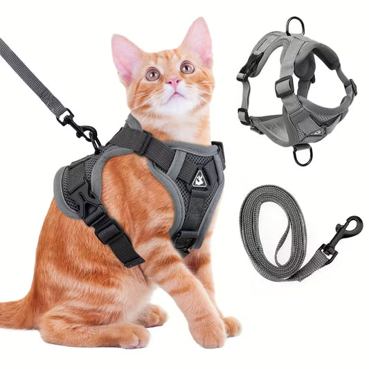 Cat Reflective Harness and Leash