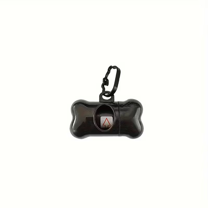 Elastic Shock-Absorbing Dog Leash with Poop Bag Holder