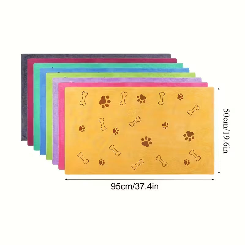 4pcs Quick-Dry Pet Towels for Pets Assorted