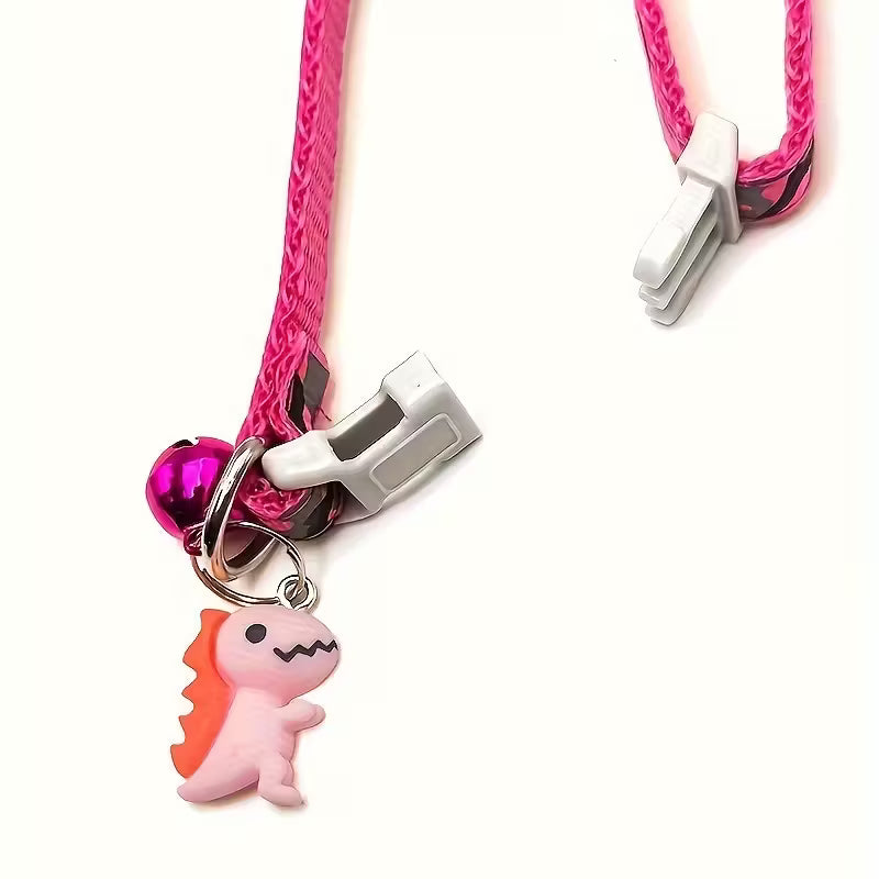 Camo Print with Dino charm Pet Collar