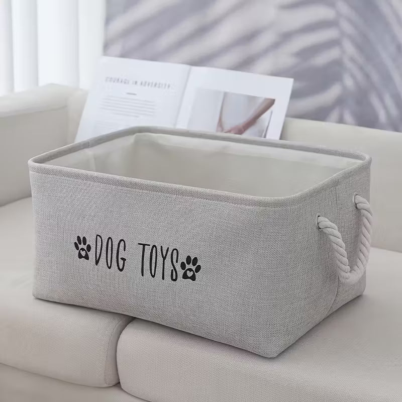 Pet Toy Storage Basket "Dog Toys"