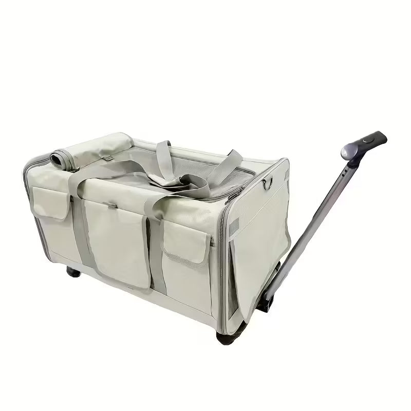 Large Foldable Extra Large Portable Pet Trolley