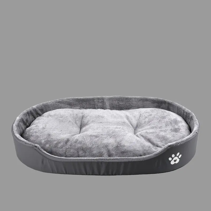 Oval Pet Bed with Enclosed Sides