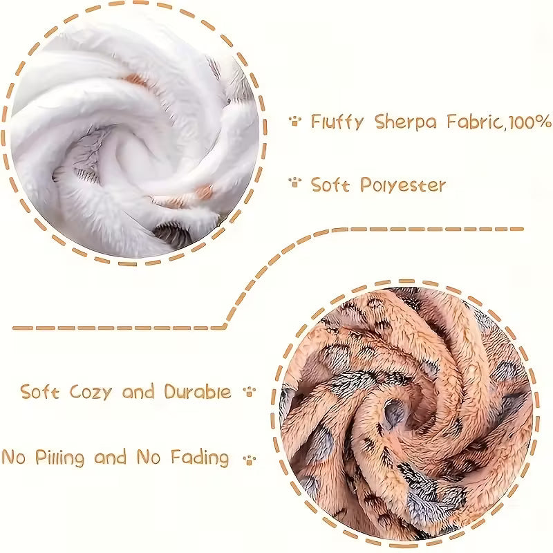 Soft Pet Blanket Set Pack of 10