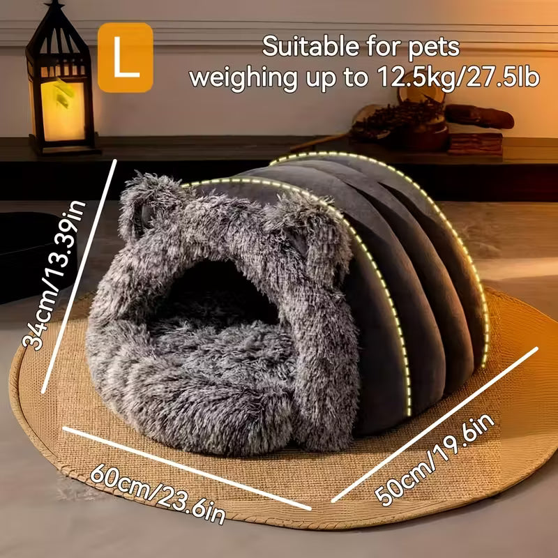 Warm Fleece Cat Cave