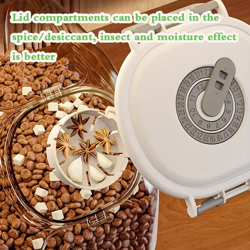 Multi-Functional Pet Food Storage Container