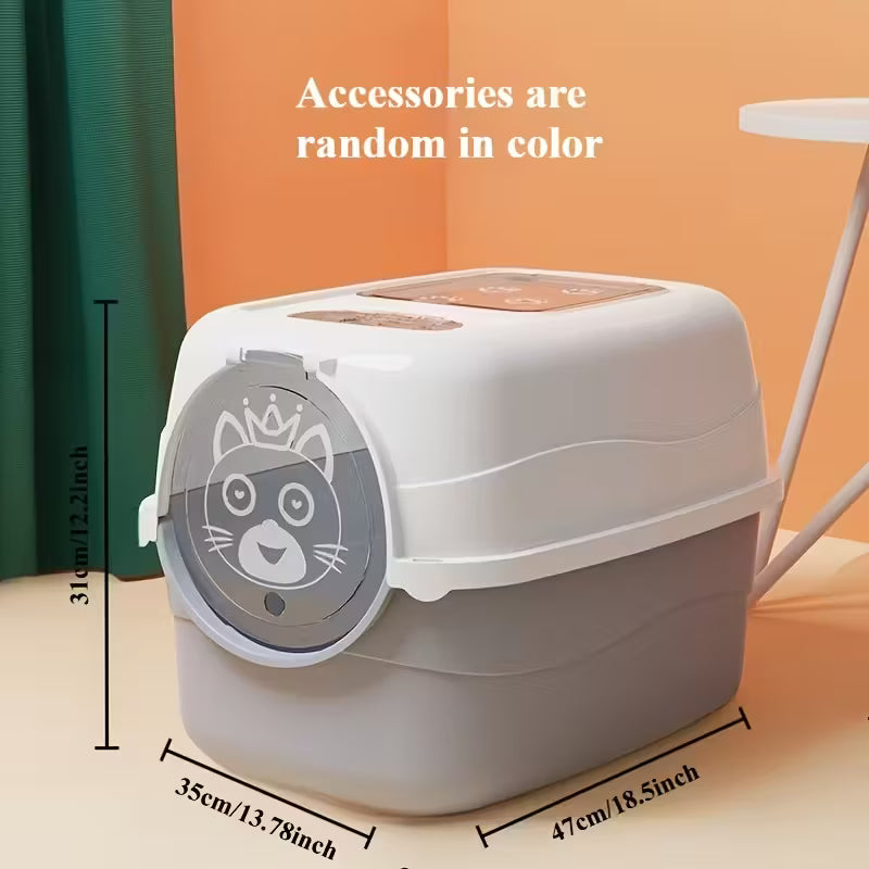 Enclosed Cat Litter Box