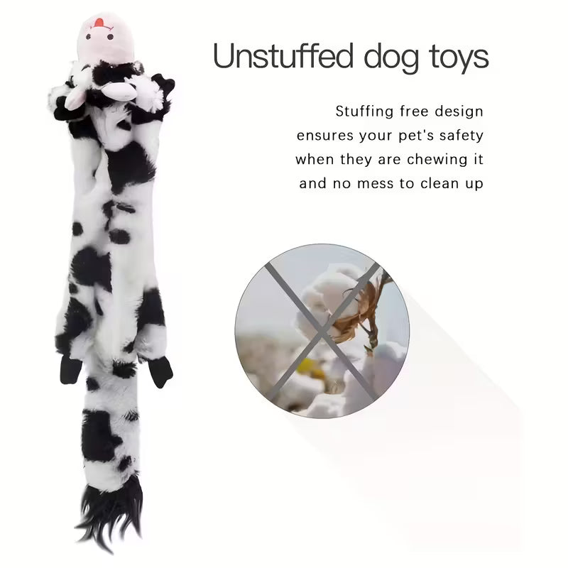Squeaky Plush Dog Toys Pack of 5