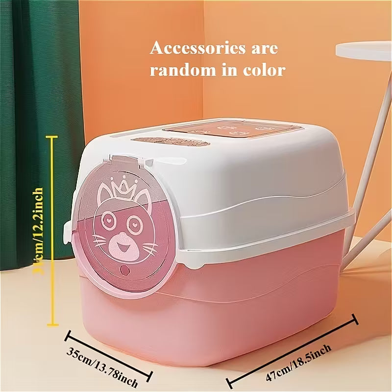 Enclosed Cat Litter Box