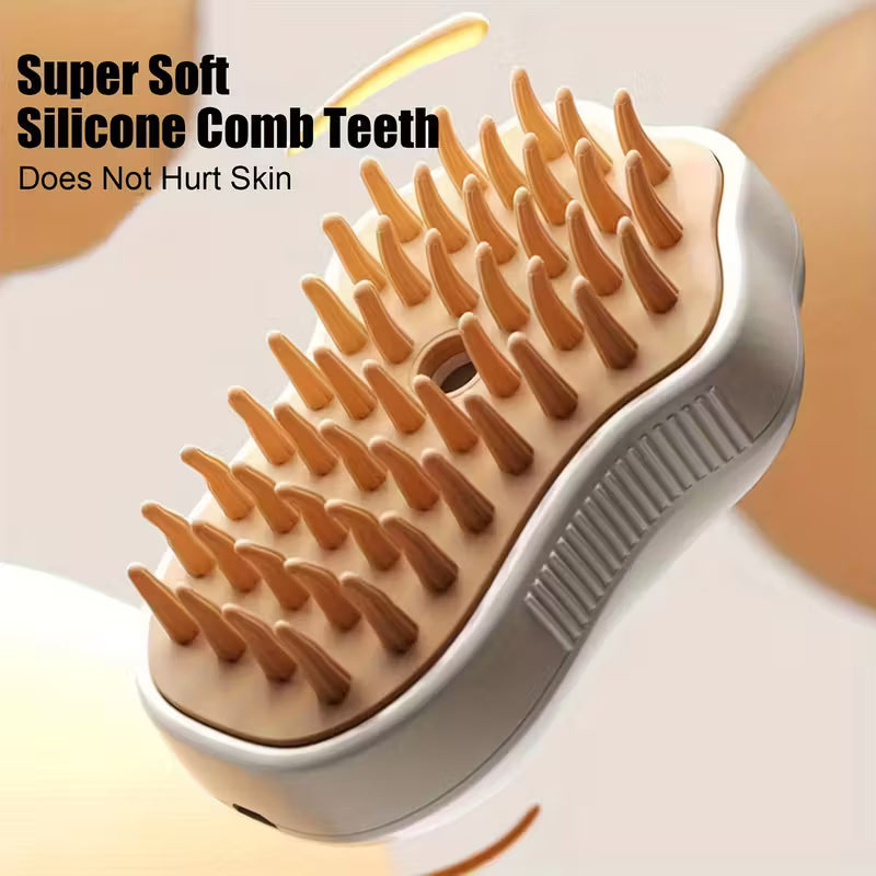 Pet Paw 3-in-1 Electric Pet Steam Brush