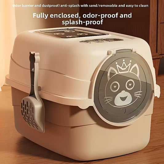 Enclosed Cat Litter Box