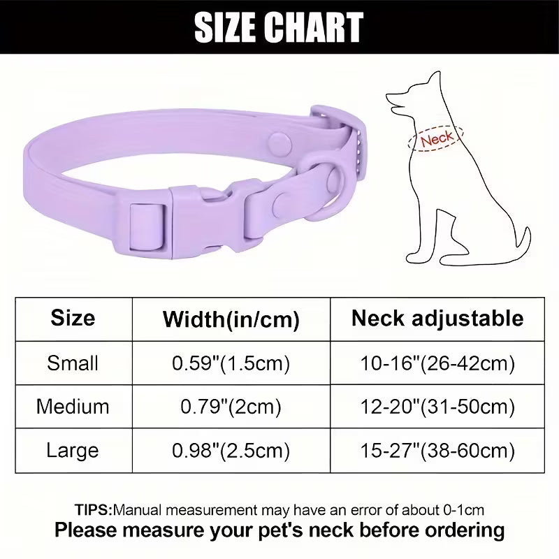 Waterproof PVC Pet Collar