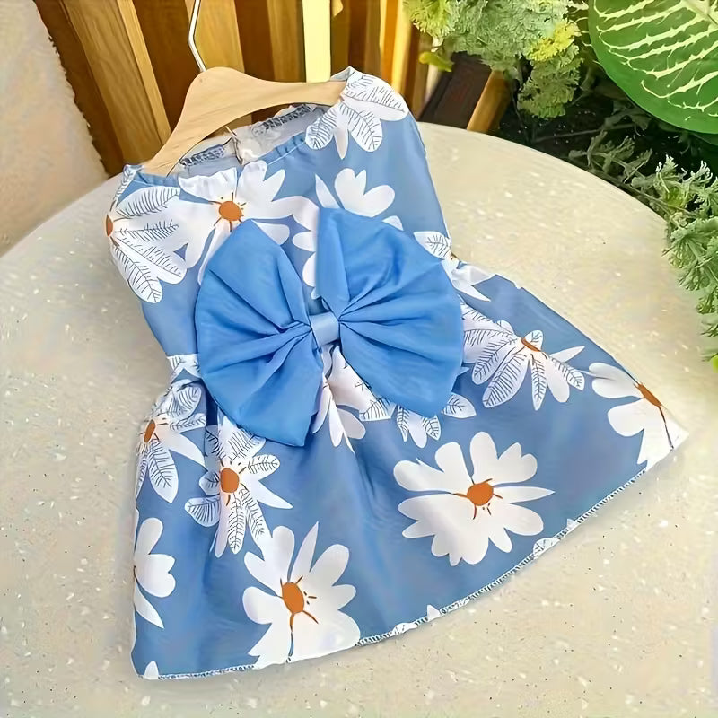Charming Bow Pet Dresses