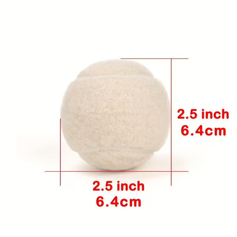 5pcs Rubber Pastel Pet Tennis Balls