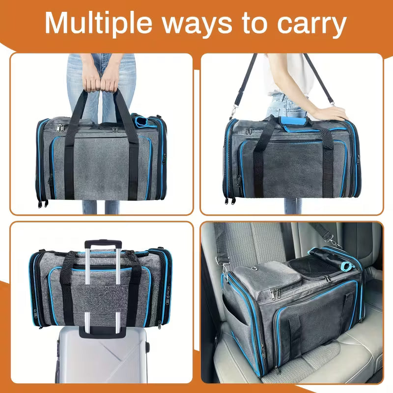 Pet Carrier Bag Foldable Travel Carrier