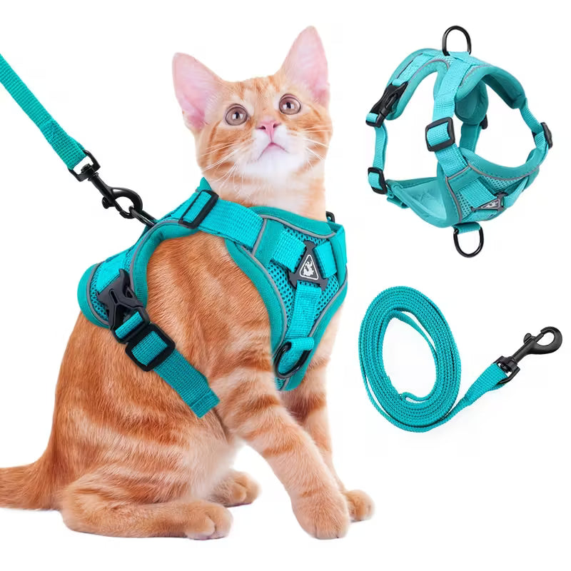 Cat Reflective Harness and Leash