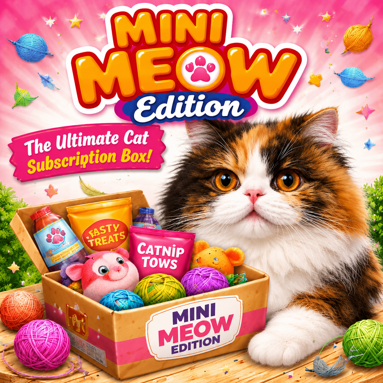Mini Meow Cat Surprise Box (Budget)
