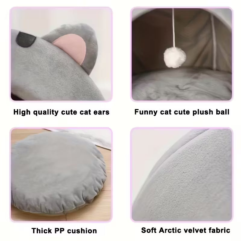 Cozy Cat Cave Bed