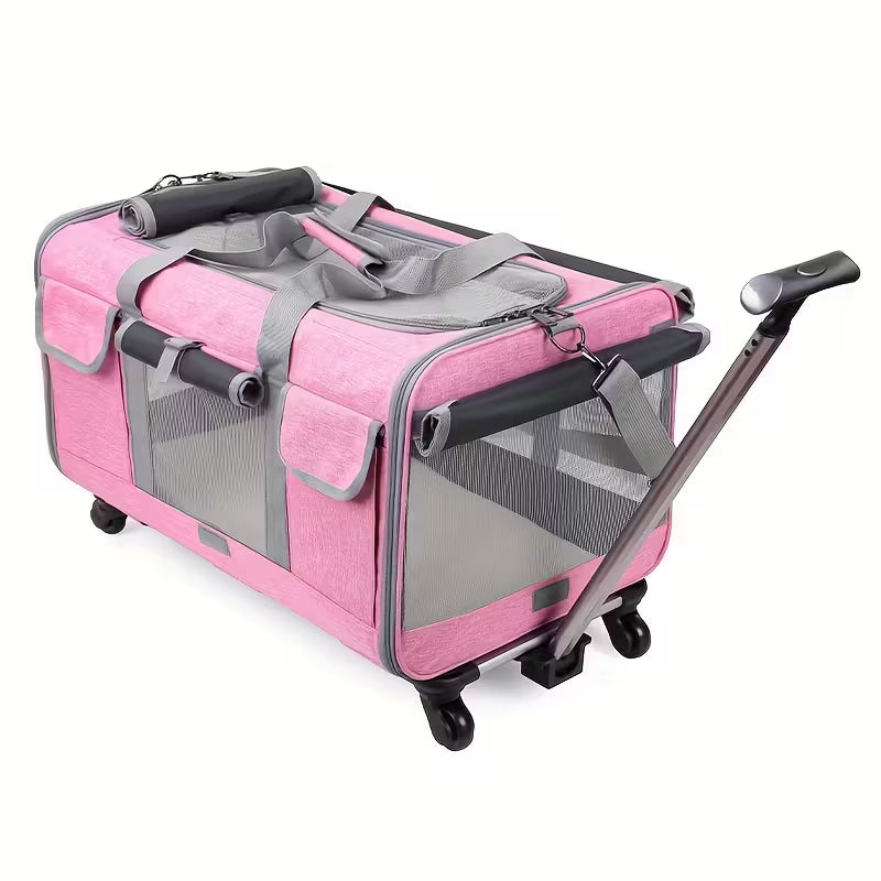 Large Foldable Extra Large Portable Pet Trolley