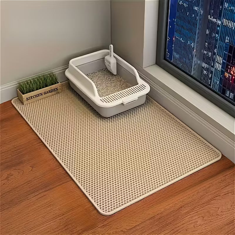 Double Layer Cat Litter Mat Anti-Slip