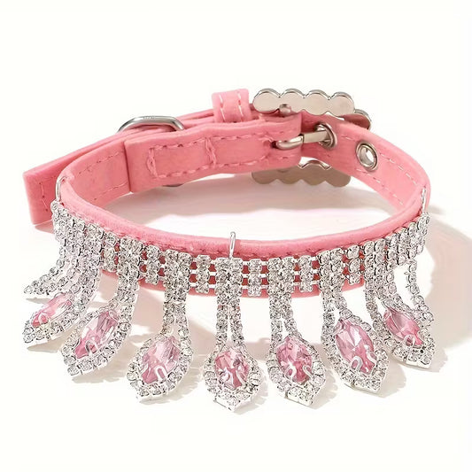 Fashion Jeweled Pet Collar