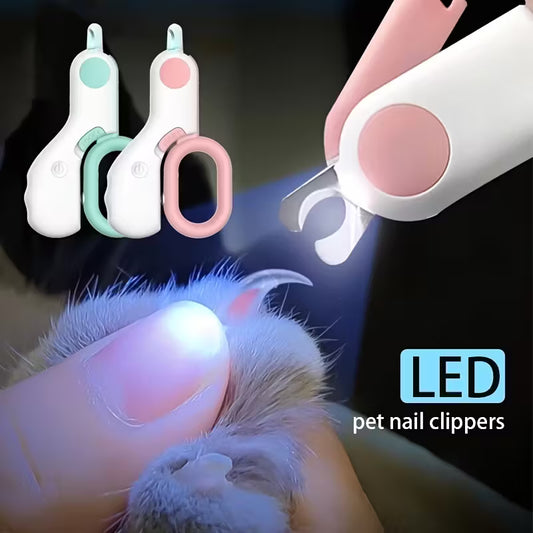 Cat Nail Clipper with light