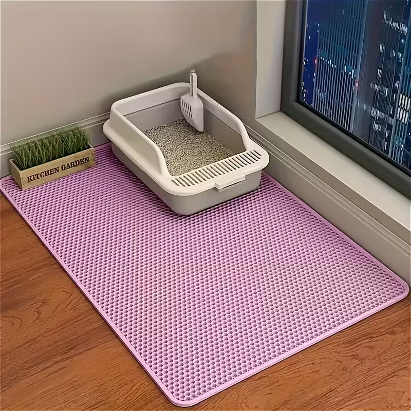 Double Layer Cat Litter Mat Anti-Slip