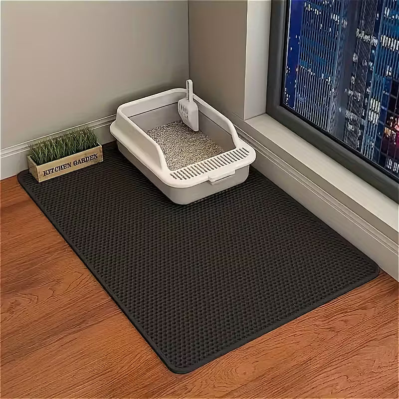 Double Layer Cat Litter Mat Anti-Slip