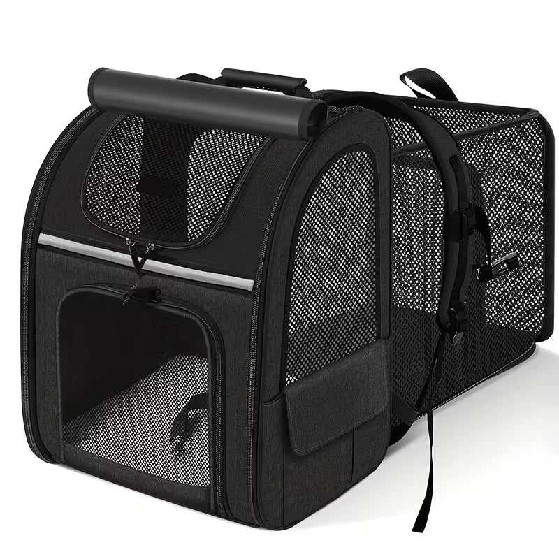 Expandable Cat & Small Dog Backpack Carrier