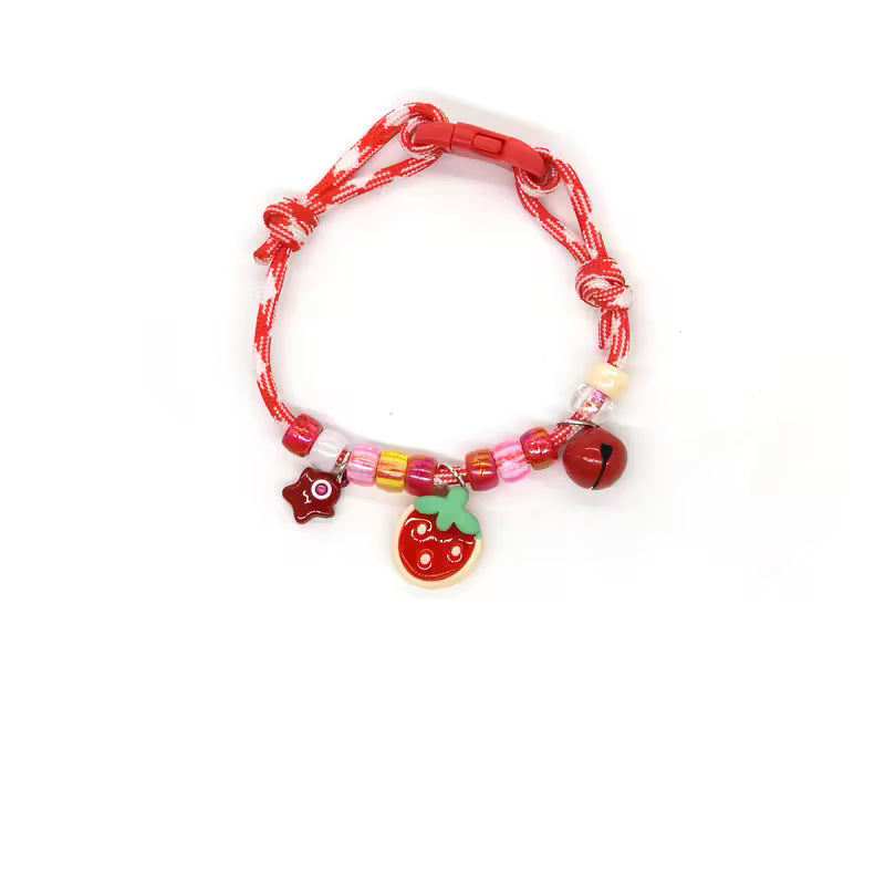 Colorful Pet Collar with Bell & Cute Charms