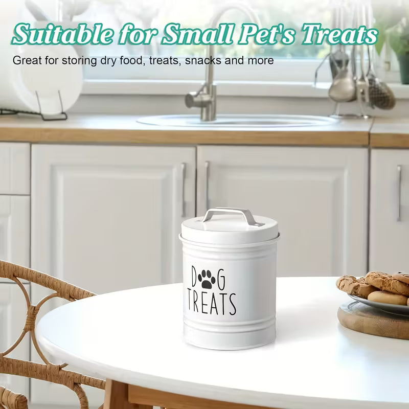 Iron Dog Food Storage Bucket with Airtight Lid