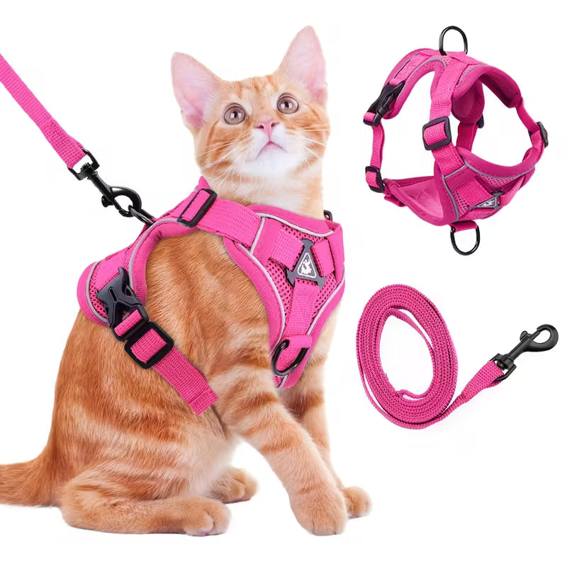 Cat Reflective Harness and Leash